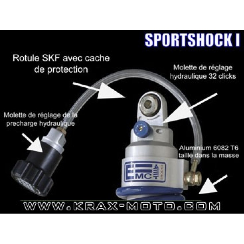 Amortisseur Emc Sportshock I Pr Charge Hydraulique Zzr Kawasaki