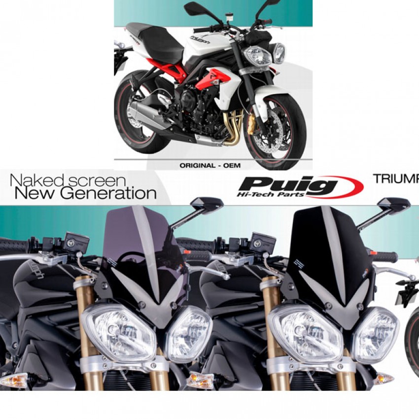 Saut De Vent Puig Naked New Generation Street Triple Triumph