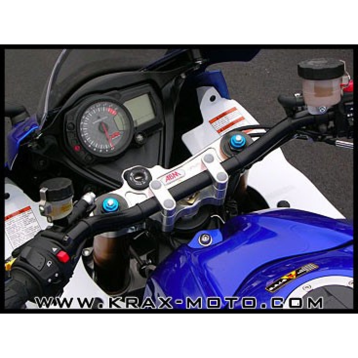 Kit Streetbike radiateur d'huile et durites inox GSG MOTO GSXR1100  1989-1992 - PAM RACING