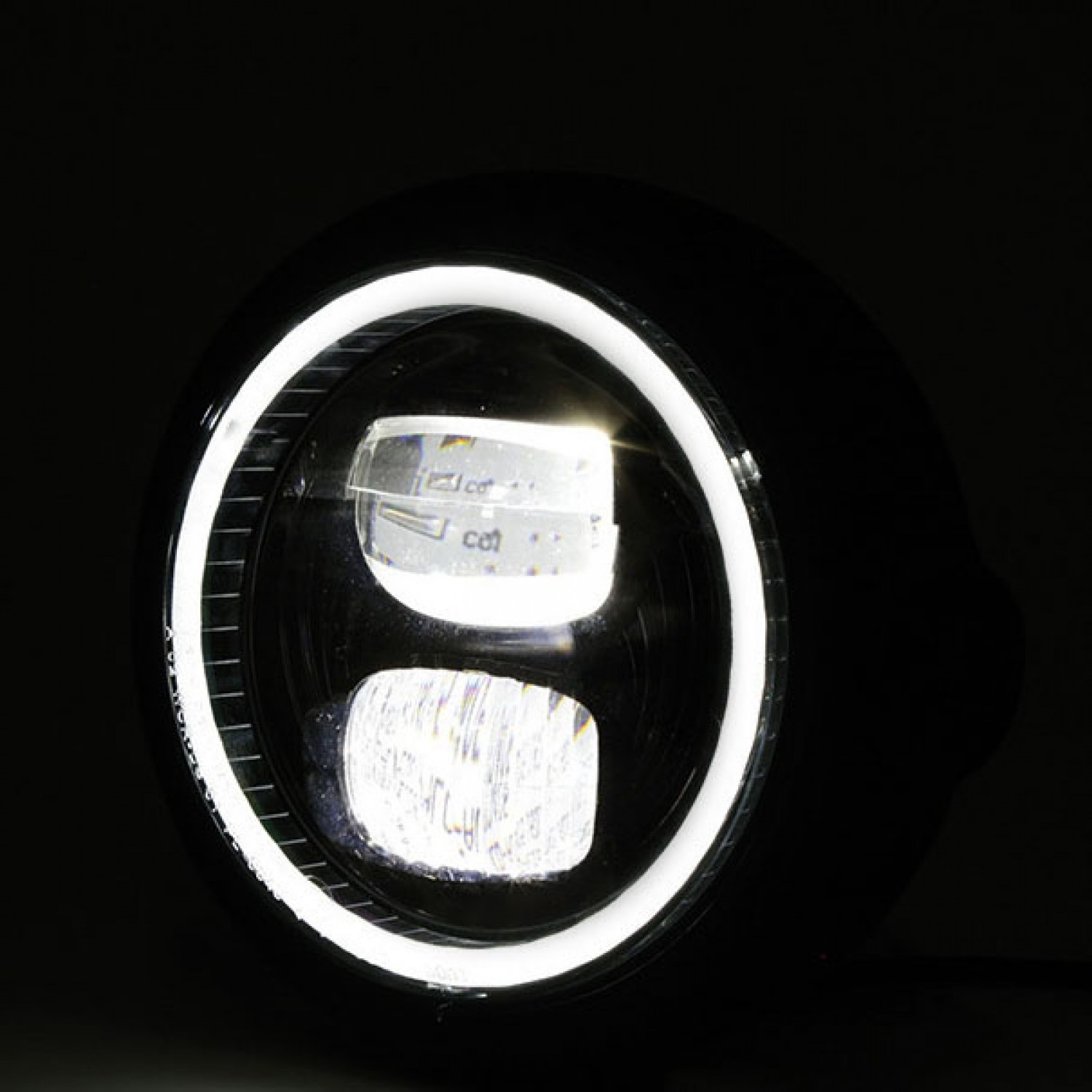 Phare LED Highsider HD-Style type 2 fixation inférieure chromé - Pièces  Carénage sur La Bécanerie